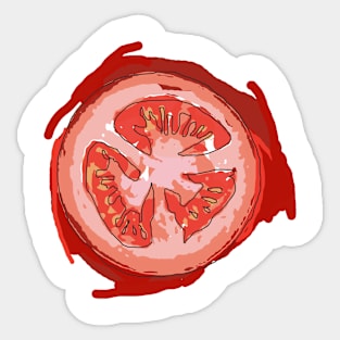Yorgo's Tomato Heart Sticker